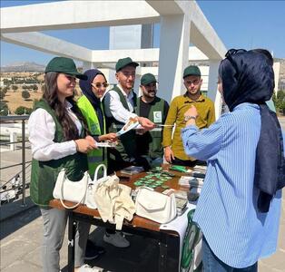 Üniversitemizde bağımlılıkla mücadele standı açıldı